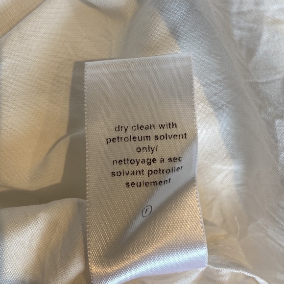 Rag & Bone Greta white crinkle cotton off the shoulder top small - Picture 8 of 8